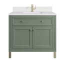 James Martin Chicago 36" Single Bathroom Vanity, Smokey Celadon