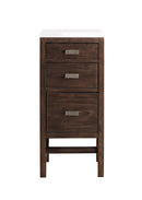 James Martin Addison 15" Base Cabinet, Mid-Century Acacia
