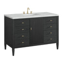 James Martin Myrrin 48" Single Bathroom Vanity, Carbon Oak