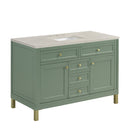 James Martin Chicago 48" Single Bathroom Vanity, Smokey Celadon
