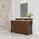 James Martin Brookfield 60" Single Bathroom Vanity, Honey Oak
