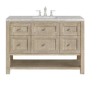 James Martin Breckenridge 48" Single Bathroom Vanity, Whitewashed Oak