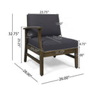 PERLA 5-Pcs Sofa Set, Dark by HouseOfZazla