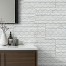 MSI Dymo Calacatta Chex White 12x24