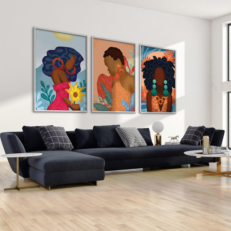 Dynamic Woman Canvas