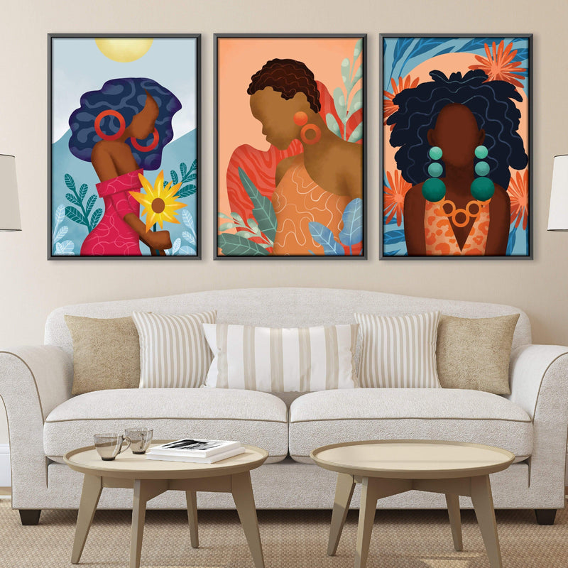 Dynamic Woman Canvas