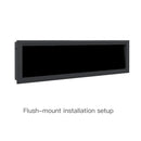 Dynasty Allegro 76" Black Smart Linear Electric Fireplace [DY-BFM76] (SAK56392)