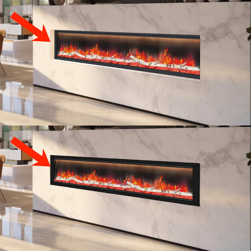 Dynasty Allegro 68" Smart Linear Electric Fireplace With Remote Control [DY-BFM68] (SAK87415)