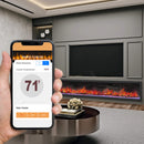 Dynasty Cascade 52" Recessed Smart Linear Electric Fireplace With Dynasty App [DY-BTX52] (SAK73485)