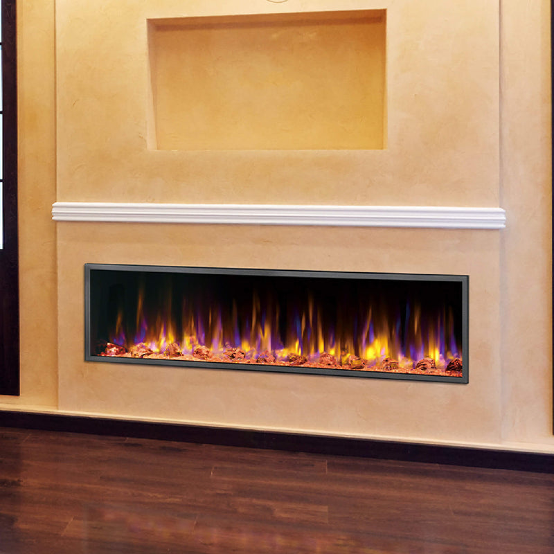 Dynasty Harmony 64" Recessed Smart Linear Electric Fireplace [DY-BEF64] (SAK25894)