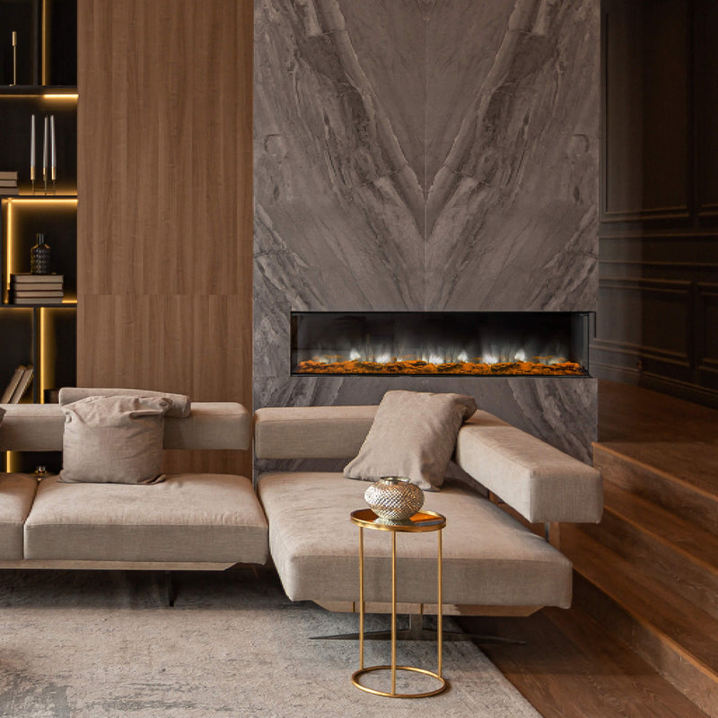 Dynasty Melody 64" Built-In 3 Sided Smart Electric Fireplace [DY-BTS60] (SAK79345)