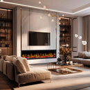 Dynasty Tempo 76" Virtual Linear Electric Fireplace [DY-FVX76] (SAK84710)
