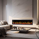 Dynasty Tempo 76" Virtual Linear Electric Fireplace [DY-FVX76] (SAK84710)