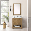James Martin Breckenridge 30" Single Bathroom Vanity, Light Natural Oak