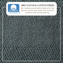 100% Cotton Woven Texture Bath Towel Set - Marbella Collection by Great Bay Home