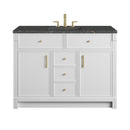 James Martin Bellshire 48" Single Bathroom Vanity, Bright White