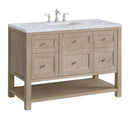 James Martin Breckenridge 48" Single Bathroom Vanity, Whitewashed Oak
