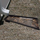 Brown Faux Marble 24-in Cast Aluminum Downspout Gutter Splash Block