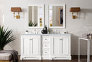 James Martin De Soto 72" Double Bathroom Vanity, Bright White