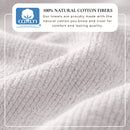 Turkish Cotton Ribbed 6-Piece Bath Towel Set - Georgiana Collection by Great Bay Home