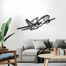 E-7A Wedgetail Angle Metal Aircraft Wall Art - NCP0554