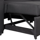 87.4"Sectional Sleeper Sofa with USB Charging Port and Plug Outlet,Pull-Out Sofa Bed with 3 Pillows, L-Shape Chaise for Living Room Small Apartment,Black