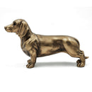 11.4x3.3x6.6' Lifelike Dachshund Figurine with Copper Finish by HouseOfZazla