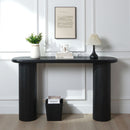 Fluted Cylinder Console Table - Black by HouseOfZazla