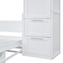 Space Saving Murphy Wall Bed With Closet And Drawers by HouseOfZazla