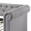 Justice Twin Daybed With Trundle - Smoke Gray by HouseOfZazla