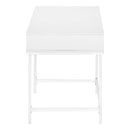Computer Desk For Home Office, Storage Drawers, Marble Look Contemporary & Modern by Unique Piece Furniture