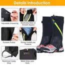 Leg Gaiters for Snow, Waterproof Leg Cover for Hiking by LJGDeals