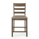Farmhouse Upholstered Wood Counter Stools by HouseOfZazla