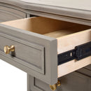 Dauphin - 5 Drawer Executive Desk by HouseOfZazla