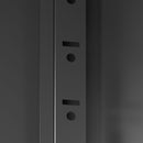 Metal Wall Mounted Tool Storage Cabinet With 2 Locking Doors, Adjustable Shelf, And Drawer