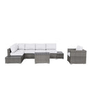 Stylish Entertainment Sectional Set, Outdoor Living