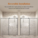 Frameless Single Sliding Shower Door