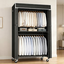 Freestanding Garment Rack with Dust Cover