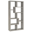 Lawton - 7 Shelf Bookshelf - Driftwood by HouseOfZazla