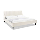 Aspen - Vertical Tufted Modern Headboard Platform Bed Set by HouseOfZazla