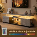 TV Stant With LED And Large Side Cabinet by HouseOfZazla