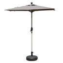 Rectangle Patio Umbrella with Crank Lift and Tilt Function by HouseOfZazla