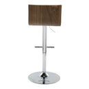 Mason - Contemporary Adjustable Barstool & Swivel With Straight T Footrest (Set of 2)
