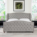 Marcella - Upholstered Shelter Headboard Bed Set by Unique Piece Furniture