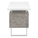 Computer Desk For Home Office, Laptop, Left, Right Set - Up, Storage Drawers, Contemporary & Modern