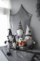 Handcrafted Pair of 23-Inch Halloween Gnomes by Bruce