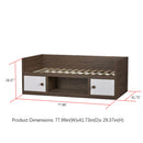 Sierra Ridge Terra - Twin Size Daybed - White by HouseOfZazla