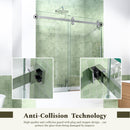 56-60"W x 60"H Frameless Sliding Tub Shower Door Enclosure by HouseOfZazla