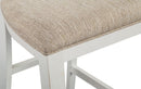 Heron Cove - Counter Chair With Upholstered Seat (Set of 2) - Chalk White