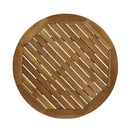 Stamford Modern Outdoor Bistro Table with Water-Resistant Teak by HouseOfZazla